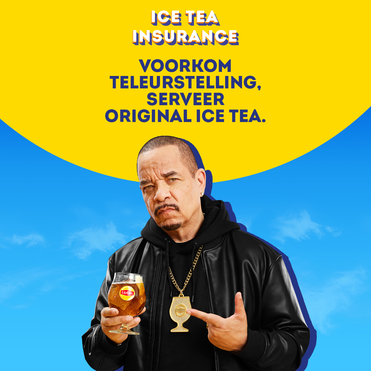 Rapper Ice-T en Lipton Ice Tea slaan handen ineen om teleurstelling op het terras te voorkomen