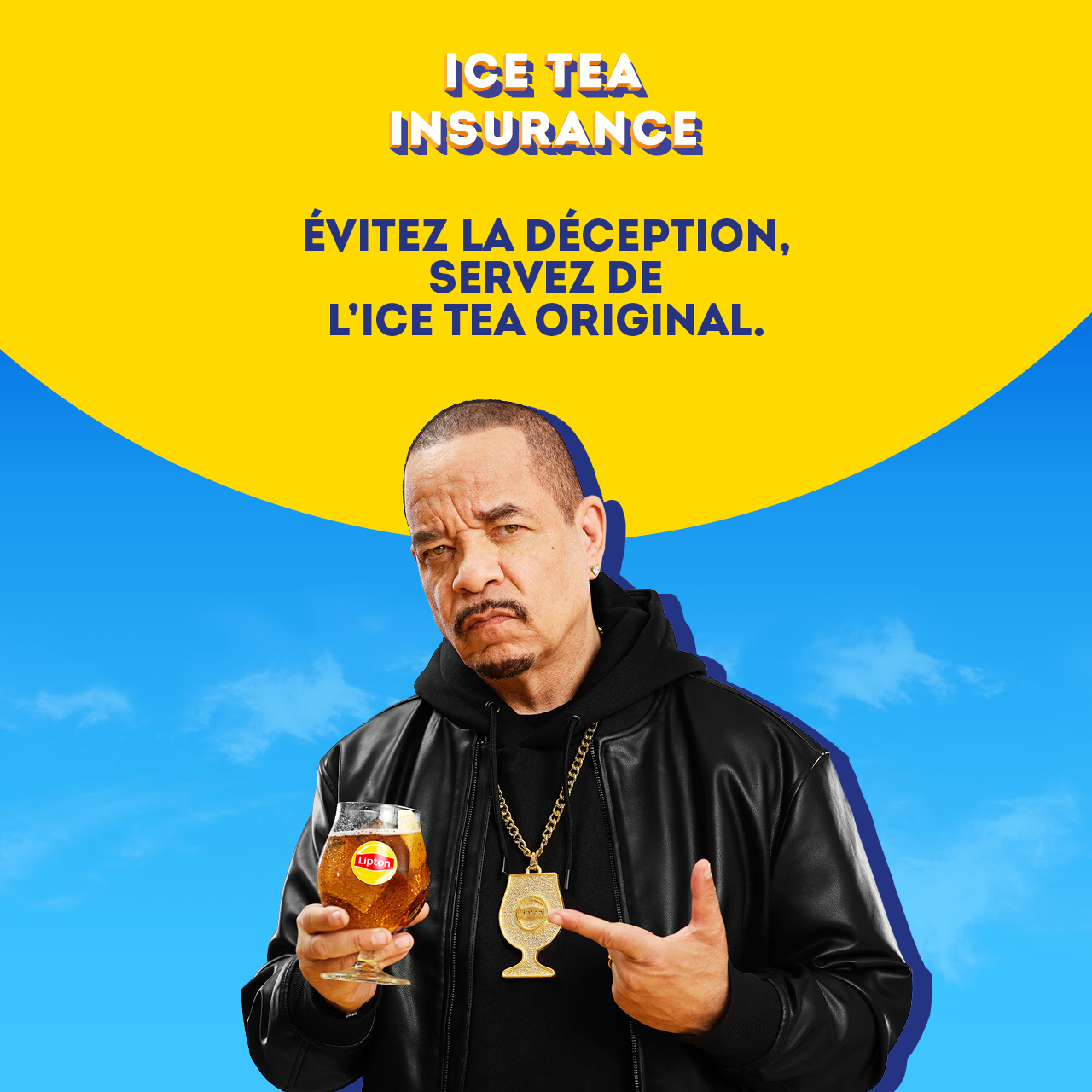 Le rappeur Ice-T et Lipton Ice Tea unissent leurs forces pour éviter les déceptions en terrasse.